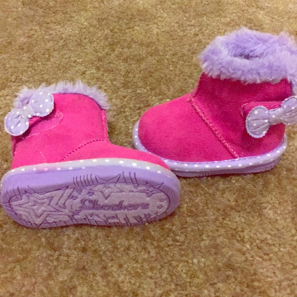 skechers baby boots